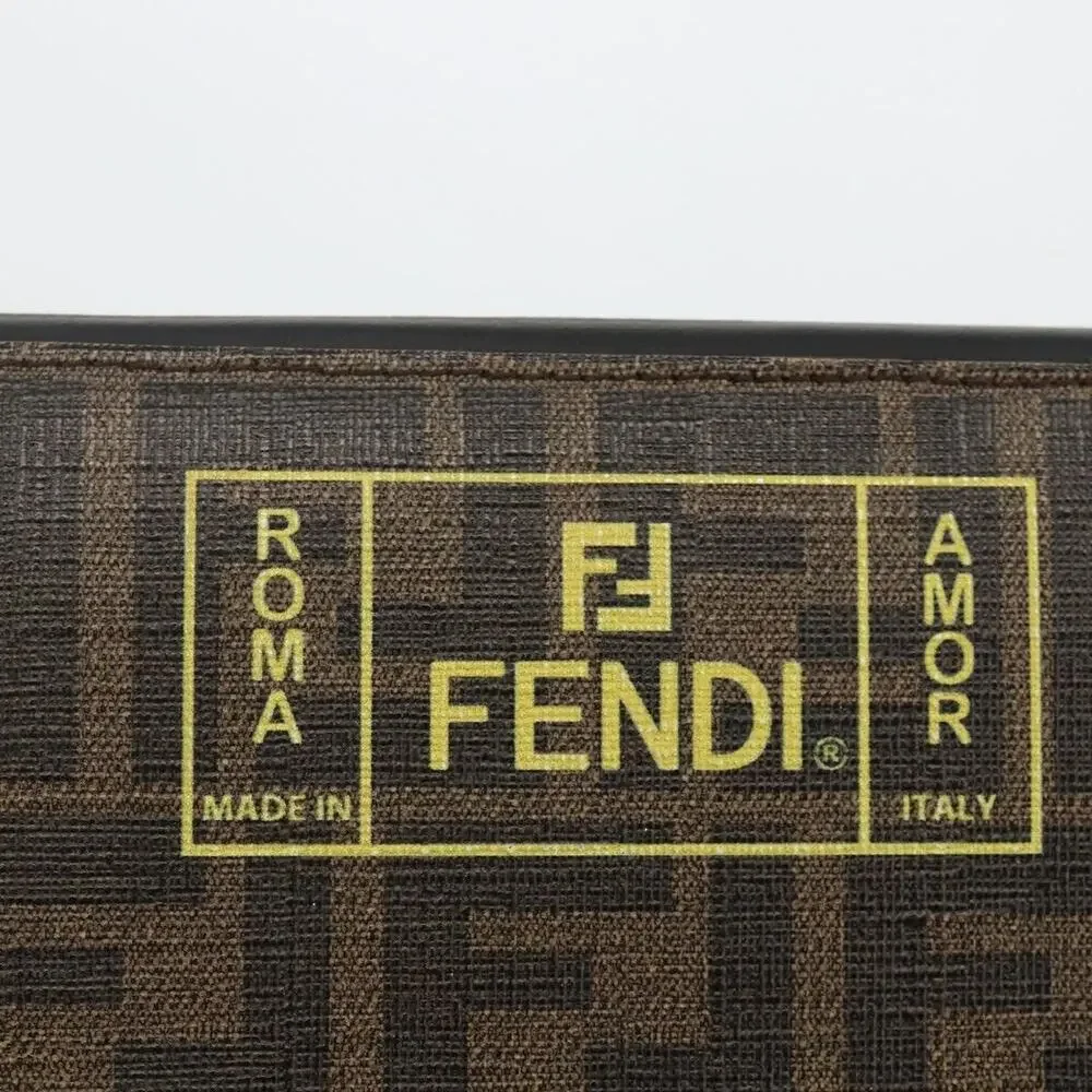 Fendi Zucca Long Wallet Black